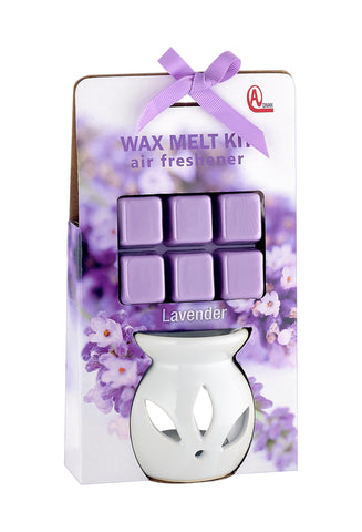 Σετ αρωματοθεραπείας με κερί και συσκευή LAVENDER