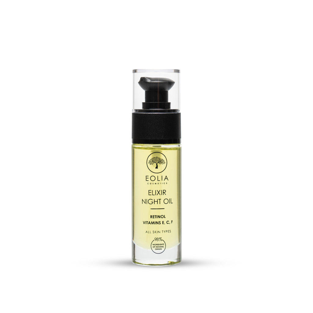 Eolia Cosmetics Elixir Λάδι Προσώπου για Θρέψη & Ενυδάτωση Night Vitamin A & C 30ml