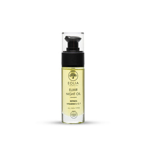 Eolia Cosmetics Elixir Λάδι Προσώπου για Θρέψη & Ενυδάτωση Night Vitamin A & C 30ml